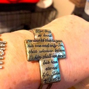 Cross Bracelet For Hod so loved the world